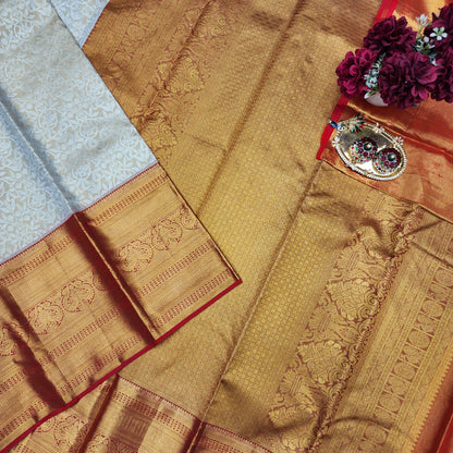 Pure Kanchi Pattu Handloom Talambralu Saree