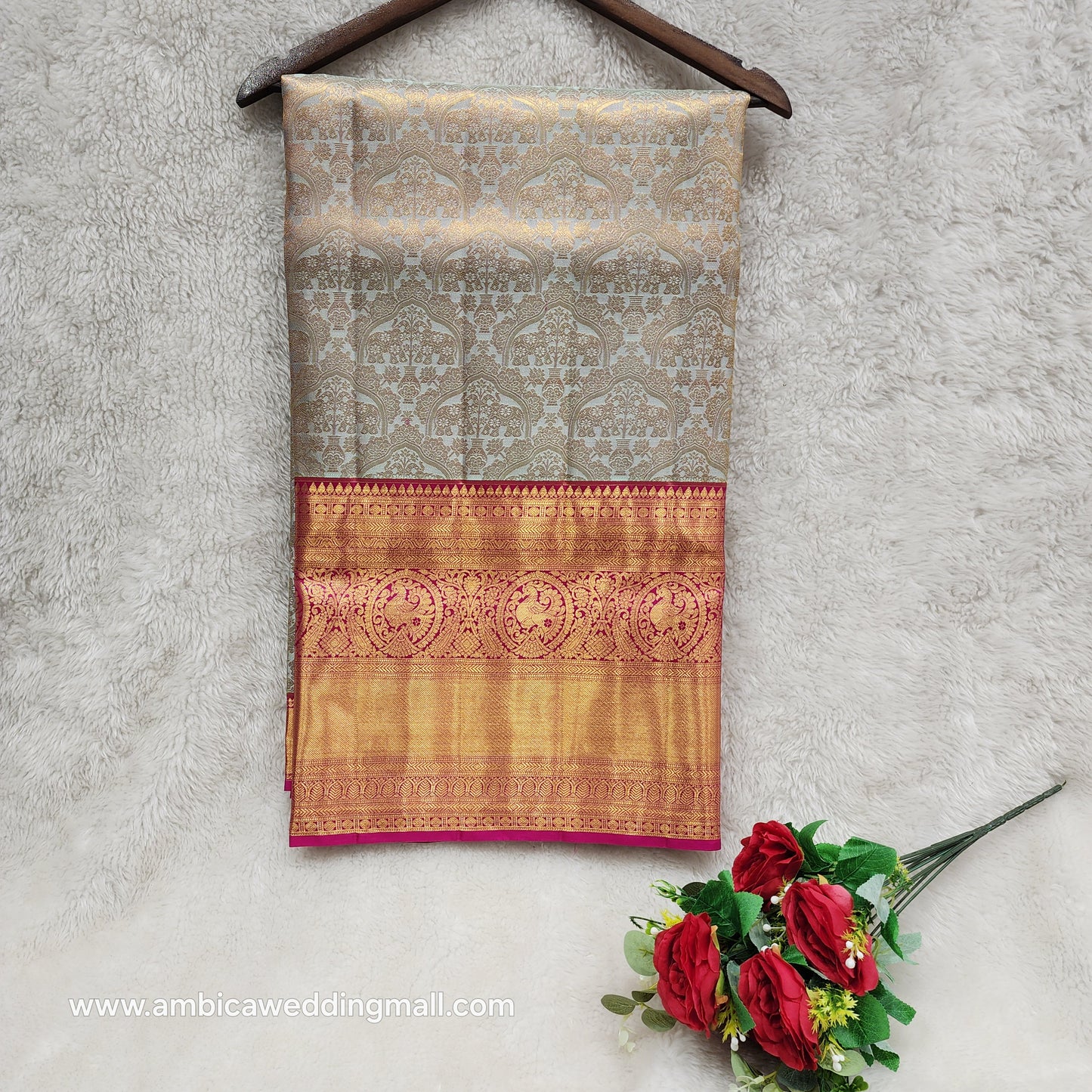 Pure Resham Bridal Kanchi Pattu Handloom Saree