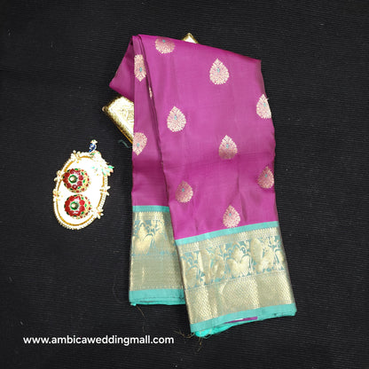 Kanchi Pattu Handloom Butta Saree