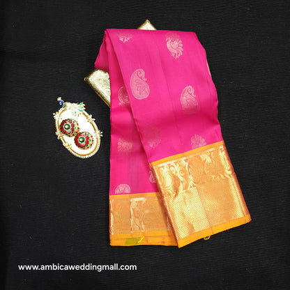 Kanchi Pattu Handloom Butta Saree