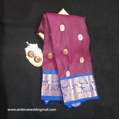 Kanchi Pattu Handloom Butta Saree