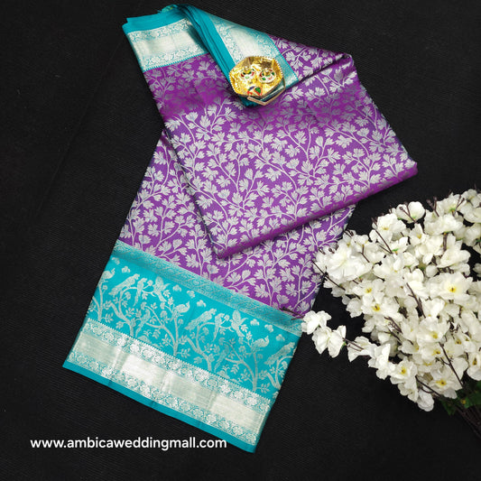 Pure Resham Bridal Kanchi Pattu Handloom Saree