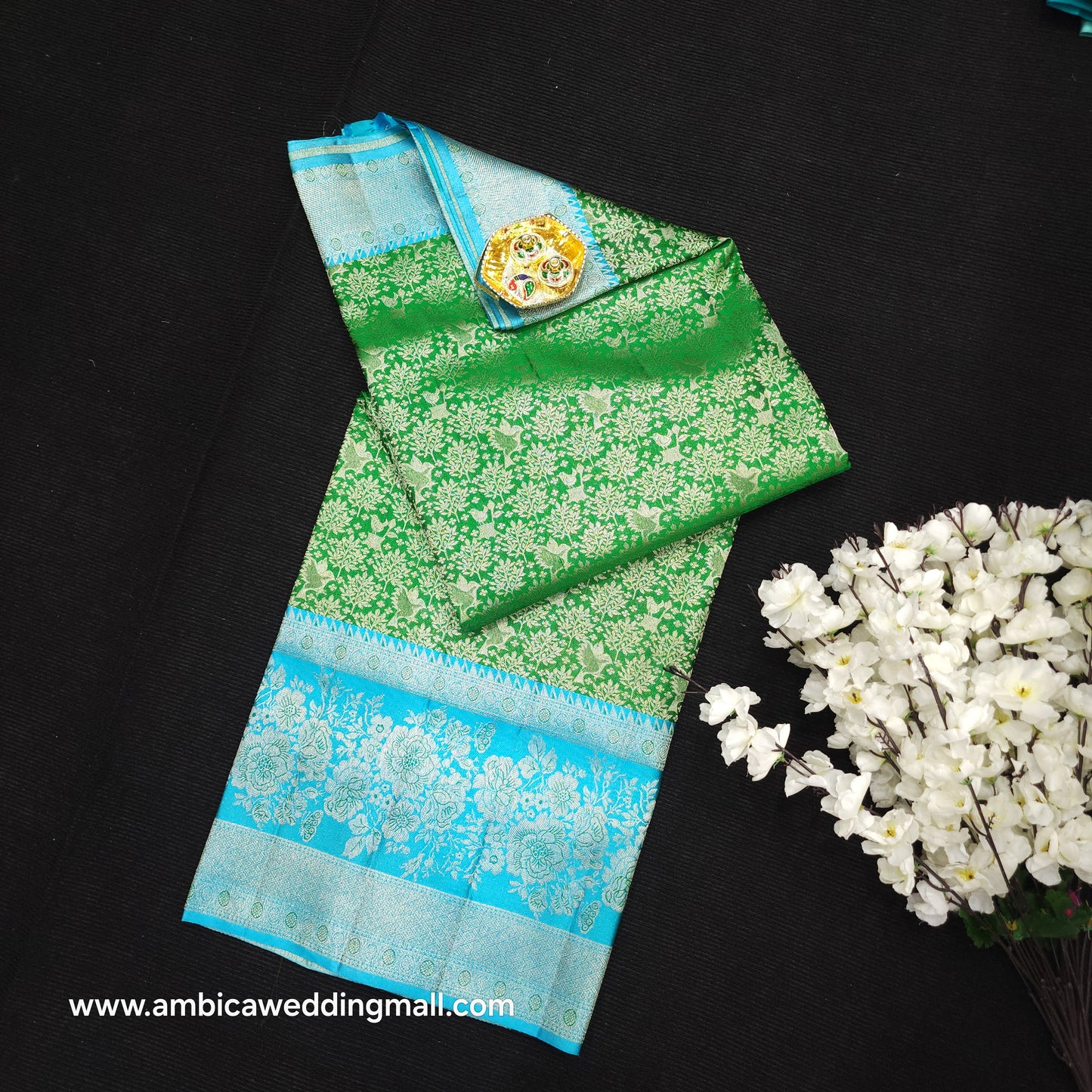Pure Resham Bridal Kanchi Pattu Handloom Saree