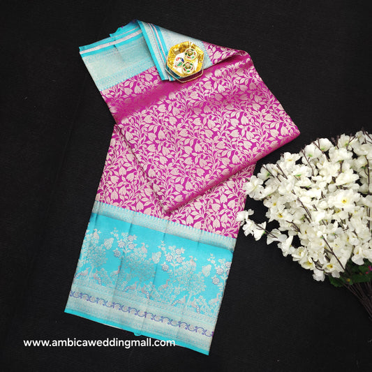 Pure Resham Bridal Kanchi Pattu Handloom Saree