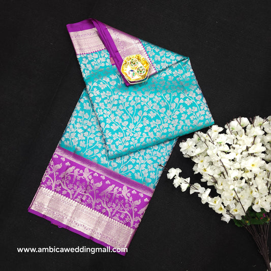 Pure Resham Bridal Kanchi Pattu Handloom Saree