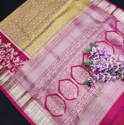 Pure Resham Bridal Kanchi Pattu Handloom Saree