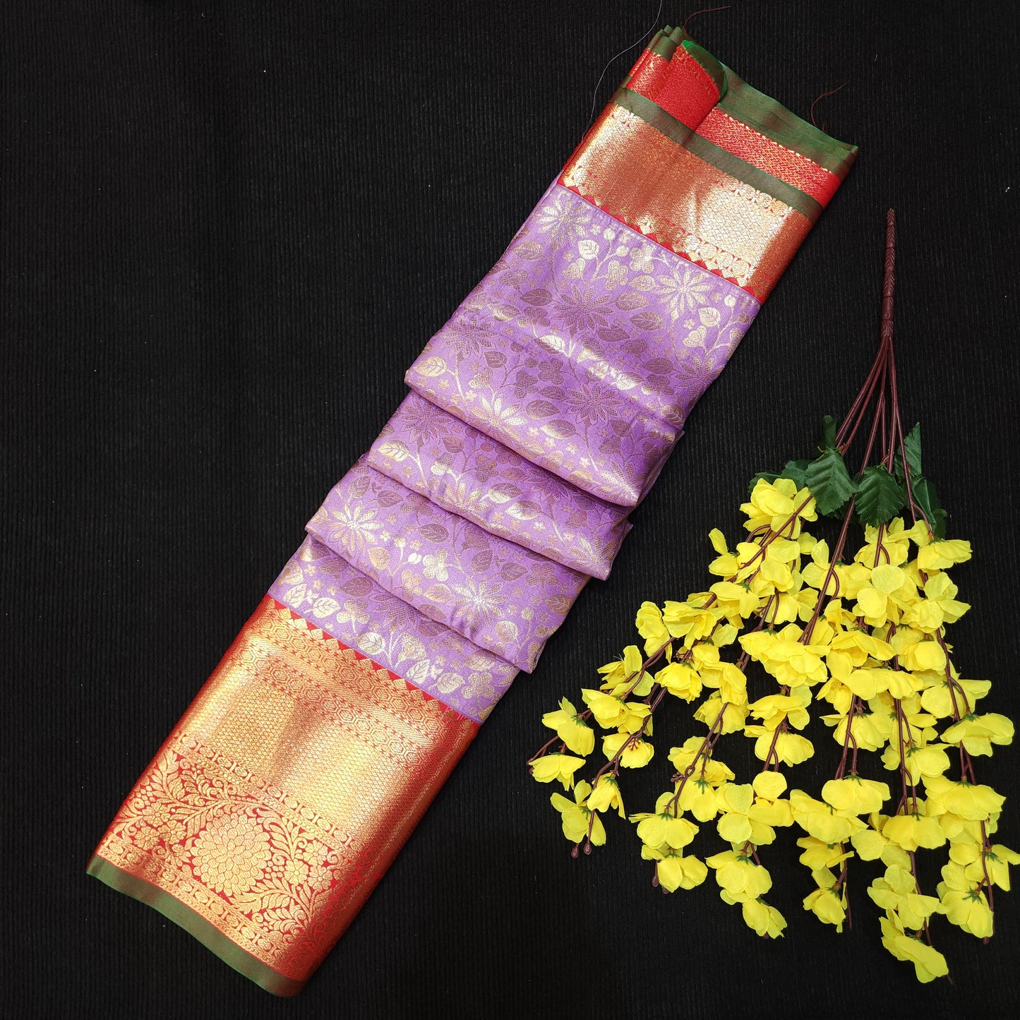 Special Lavender Semi Kanchi Pattu Saree