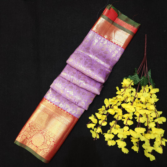 Special Lavender Semi Kanchi Pattu Saree