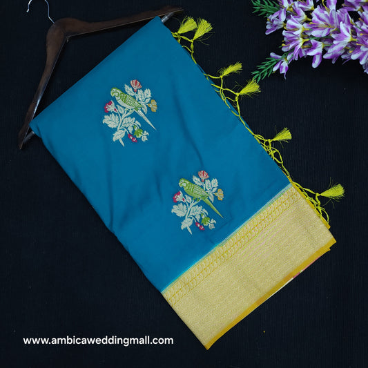 Banaras Meenakari Butta Saree - B1850
