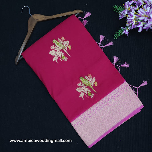 Banaras Meenakari Butta Saree - B1850