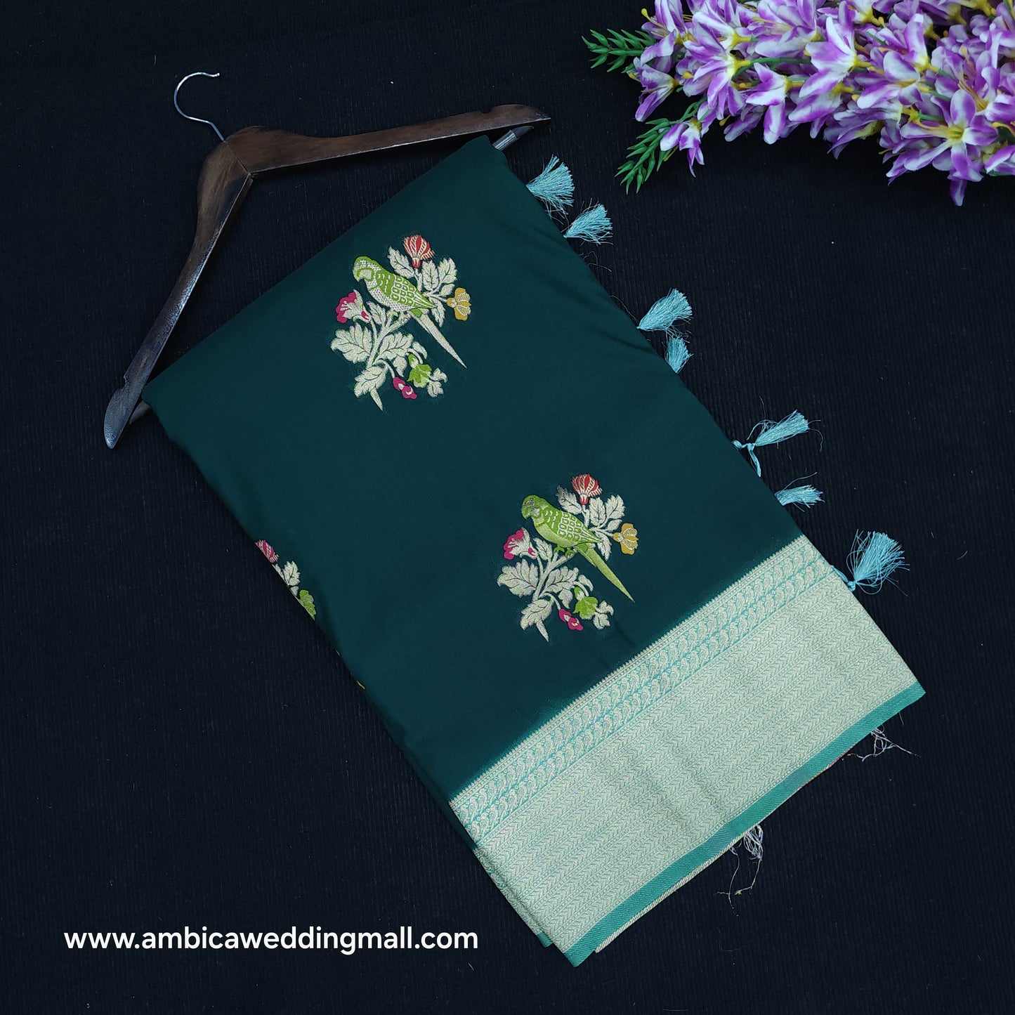 Banaras Meenakari Butta Saree - B1850
