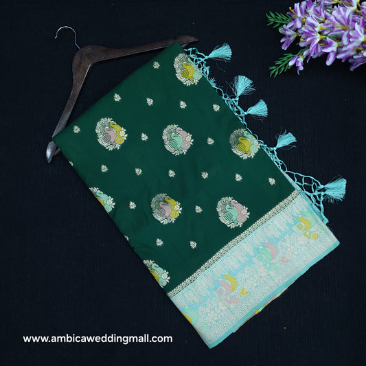 Banaras Meenakari Butta Saree - B1850