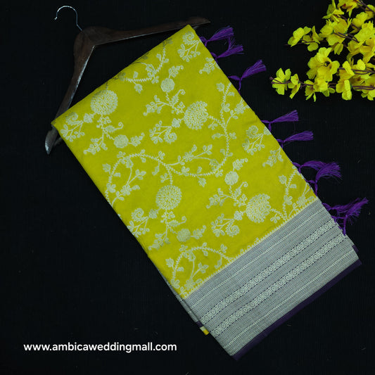 Brocade Banaras Fancy Saree - B1600