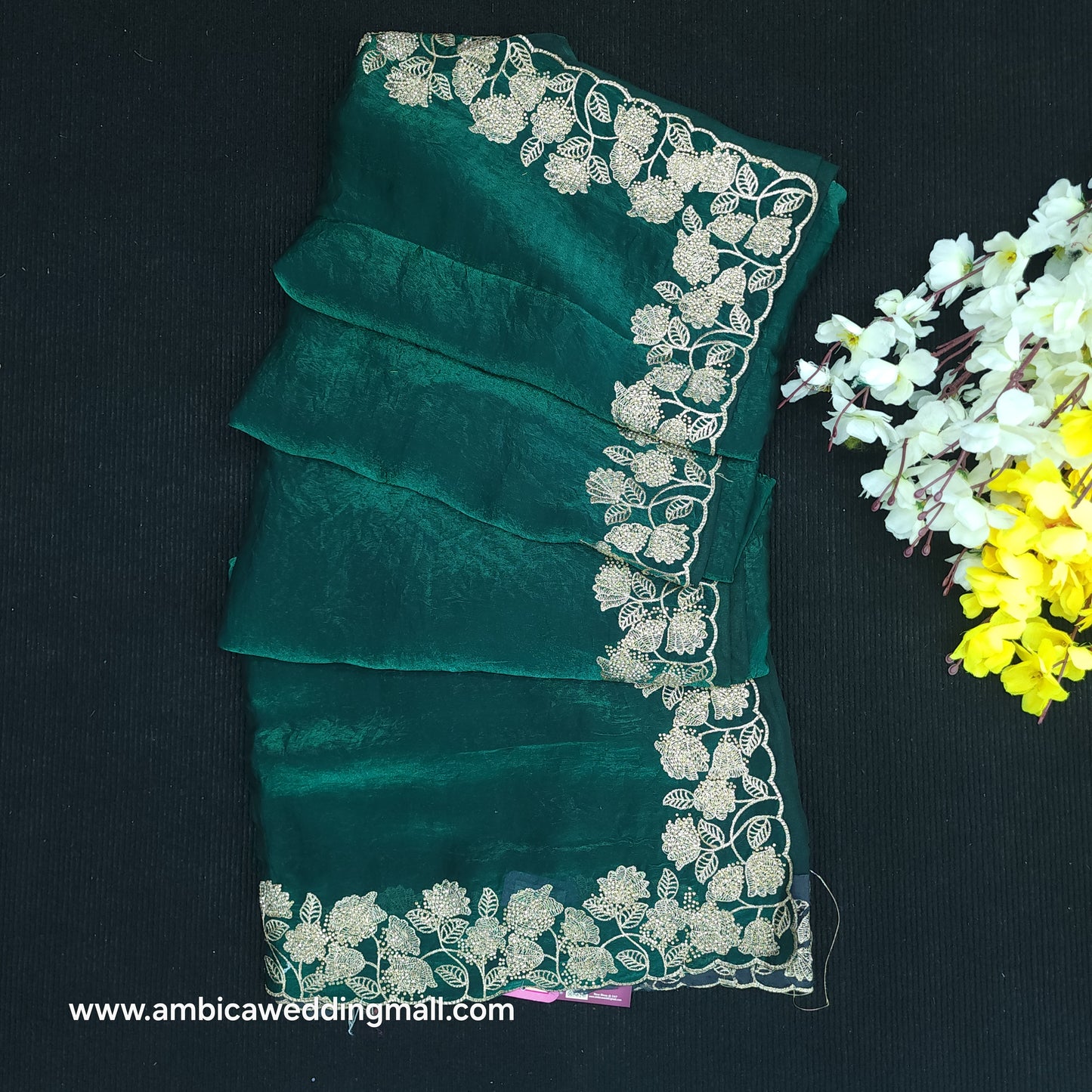 Fancy Work Saree- W1690