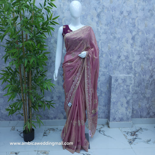 Designer Fancy Work Saree - 2650