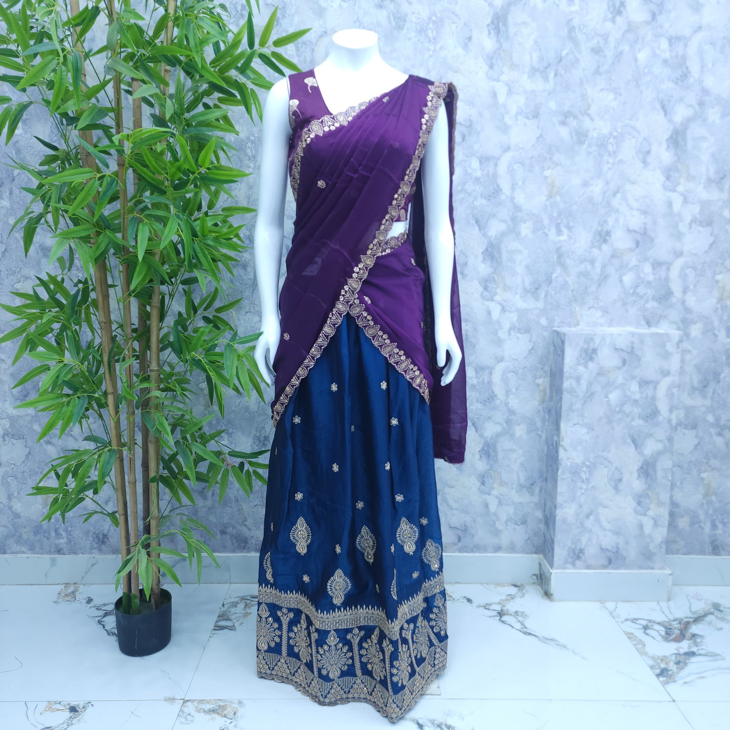 Bridal Girlish Half Saree - H1450