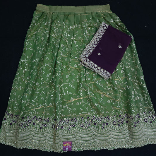 Bridal Girlish Half Saree - H2150