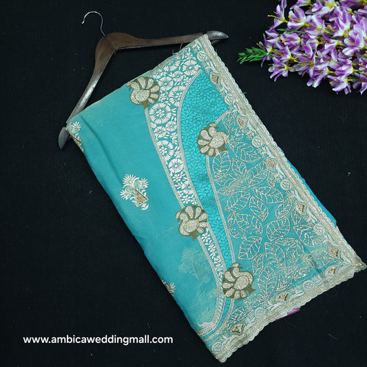 Designer Fancy Work Saree - 2650