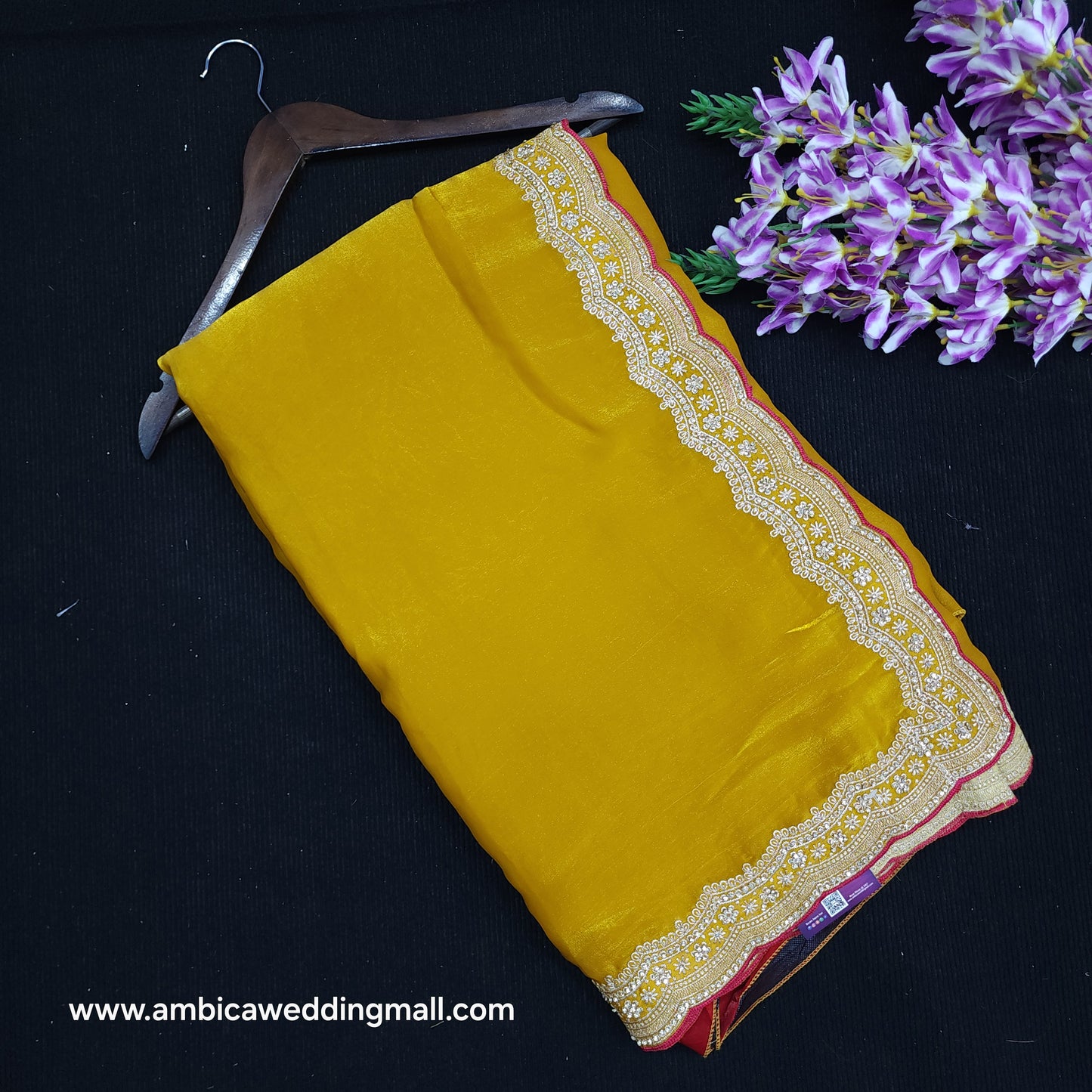 Designer Fancy Work Saree - H2150