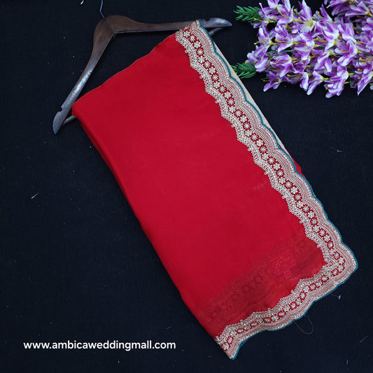 Designer Fancy Work Saree - H2150