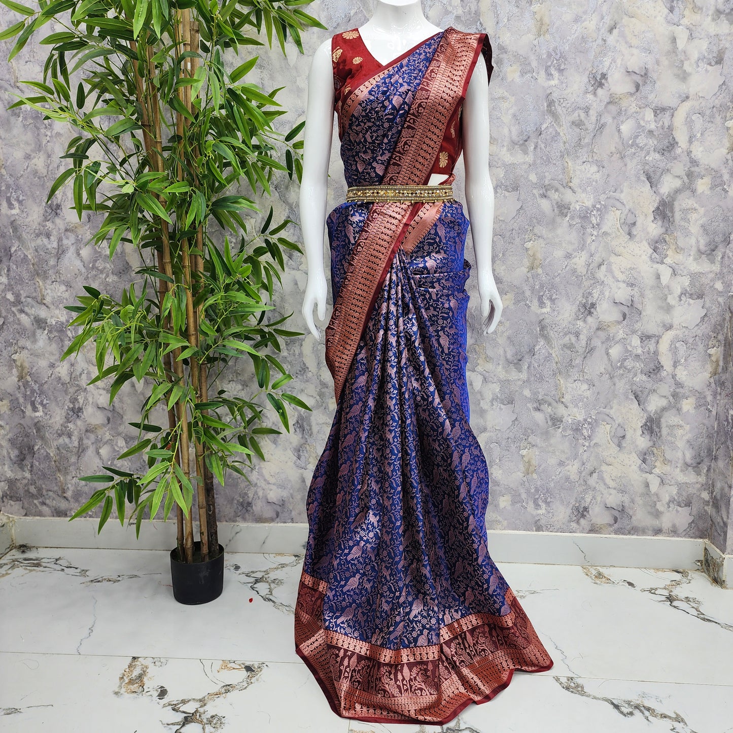 Visiri Silk Jal Brocade Saree - V1150