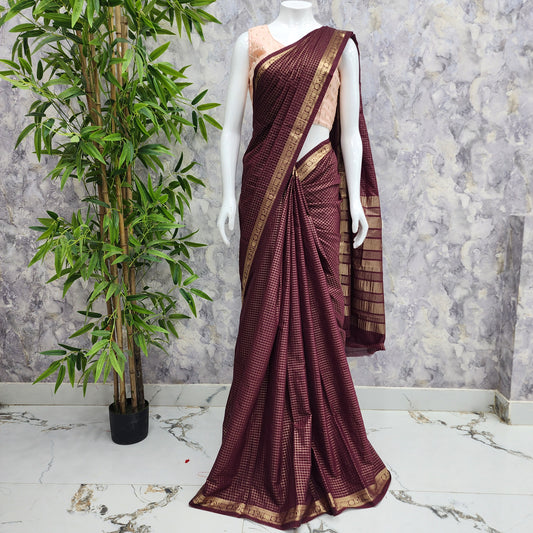 Mysore semi Silk Saree - M1050