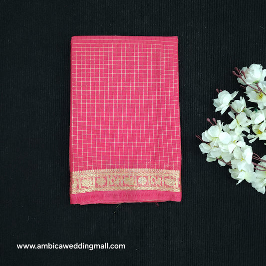 Mysore semi Silk Saree - M1050