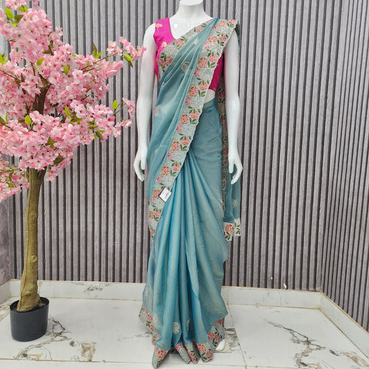 Designer Fancy Work Saree - W2280