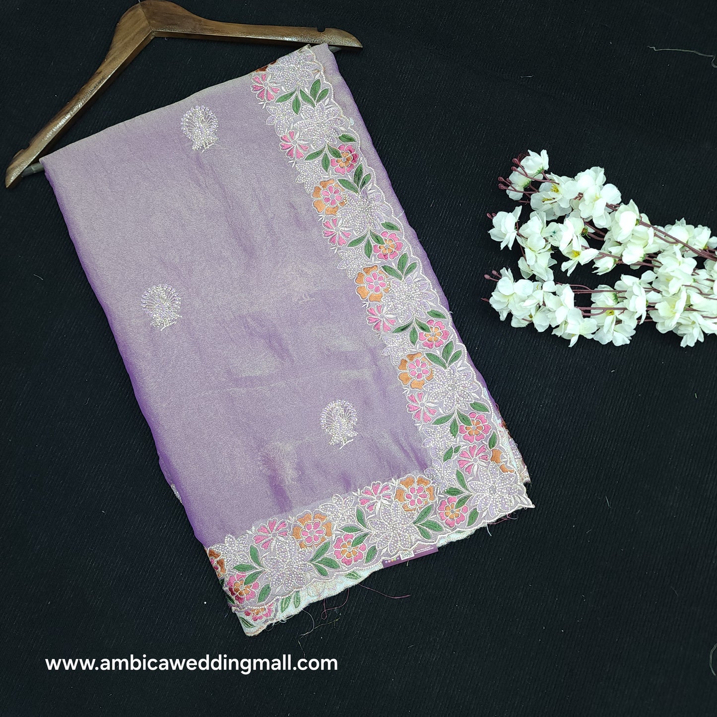 Designer Fancy Work Saree - W2280