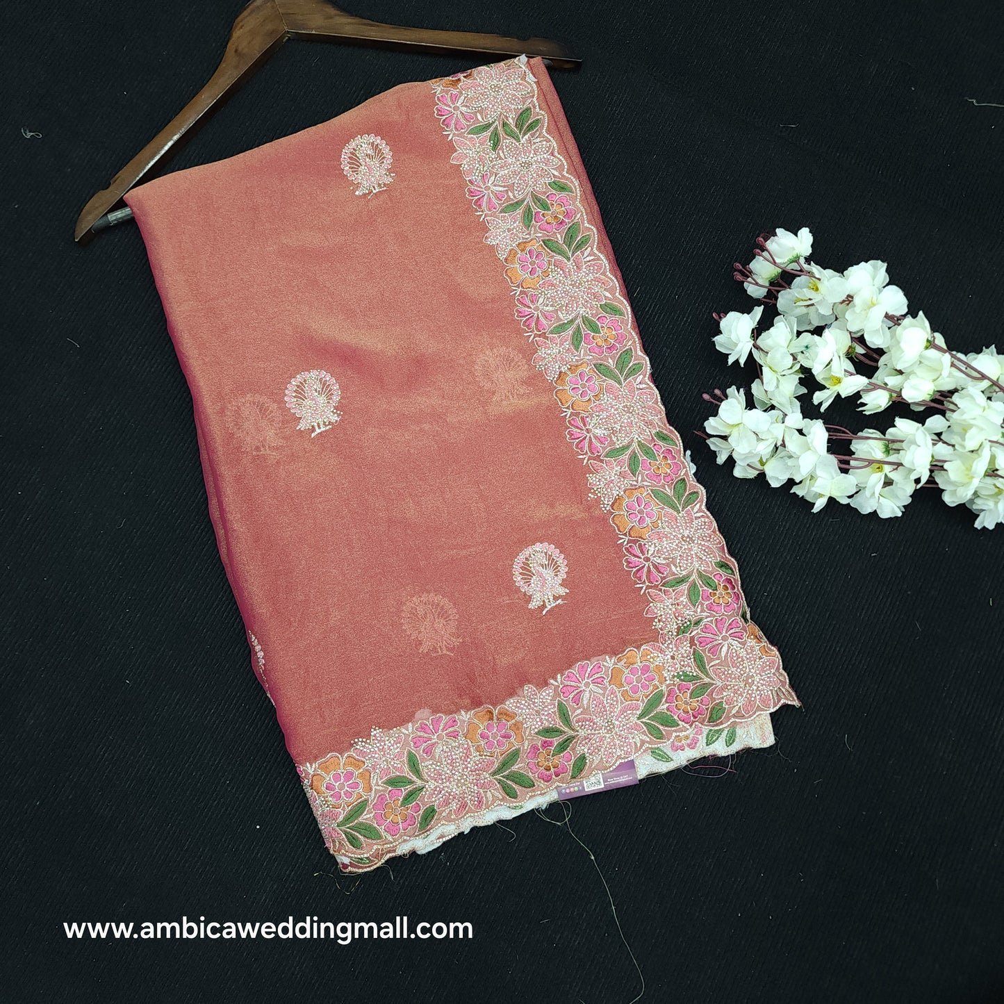 Designer Fancy Work Saree - W2280