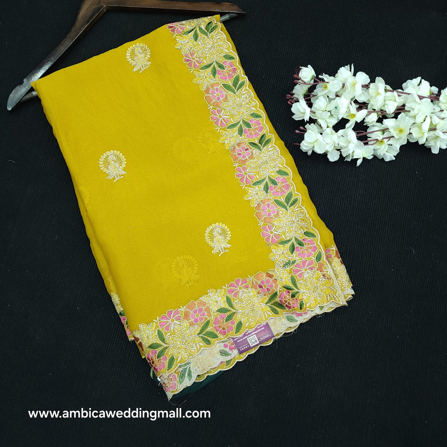 Designer Fancy Work Saree - W2280