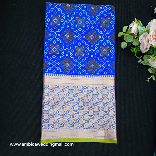 Ikkath print Visiri Silk Saree V990
