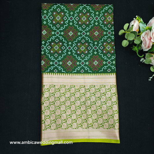 Ikkath print Visiri Silk Saree V990