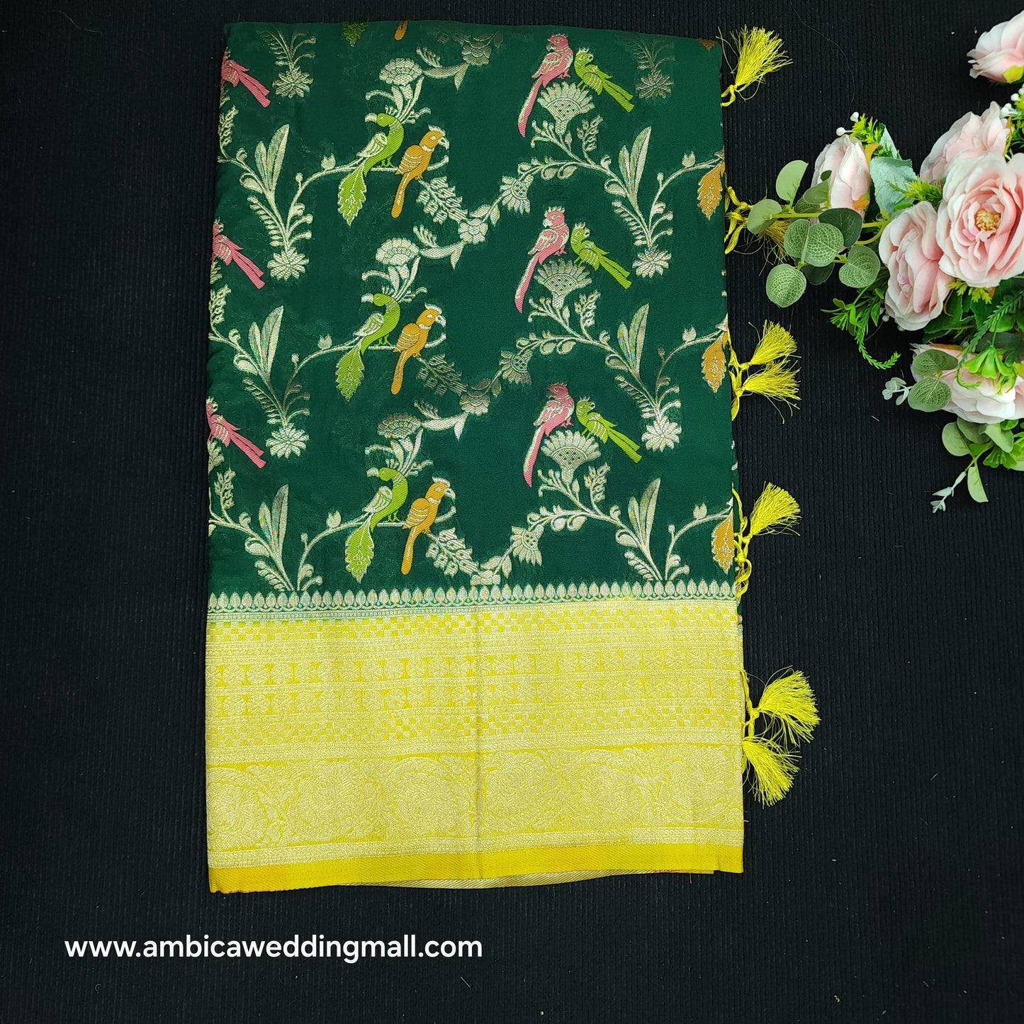 Banaras Georgette saree - B1650