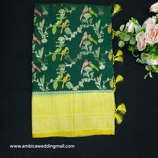 Banaras Georgette saree - B1650