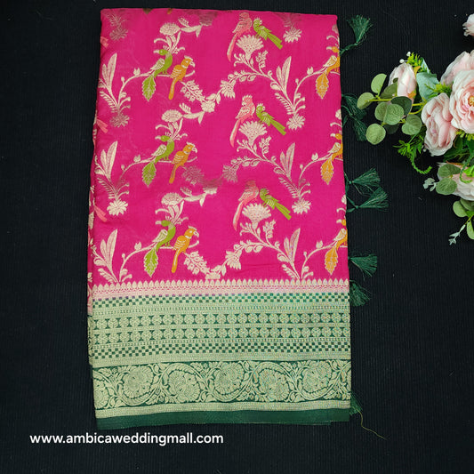 Banaras Georgette saree - B1650