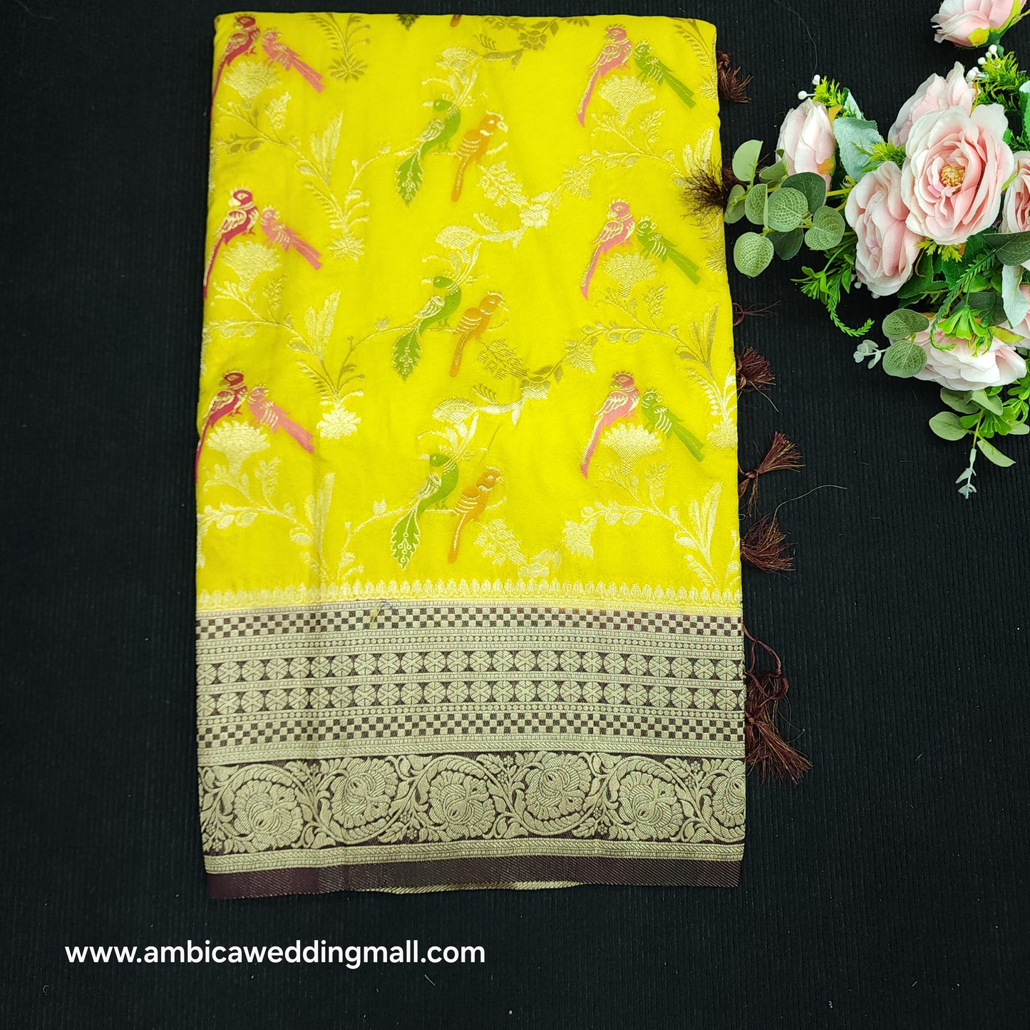 Banaras Georgette saree - B1650