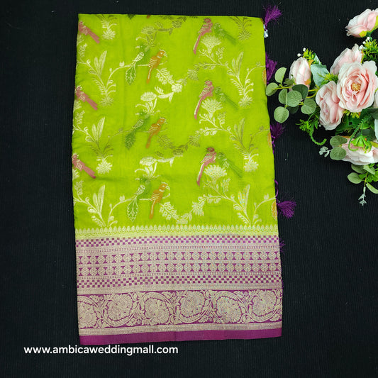 Banaras Georgette saree - B1650