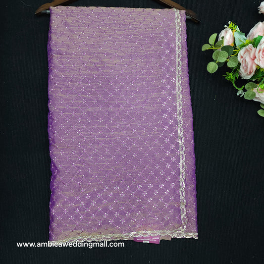 Designer Fancy Work Saree - W2150