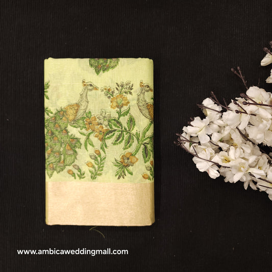 Jari Kota Kalamkari Saree - JK500