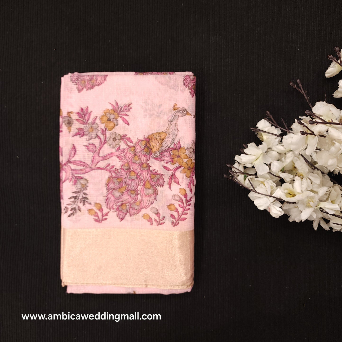 Jari Kota Kalamkari Saree - JK500