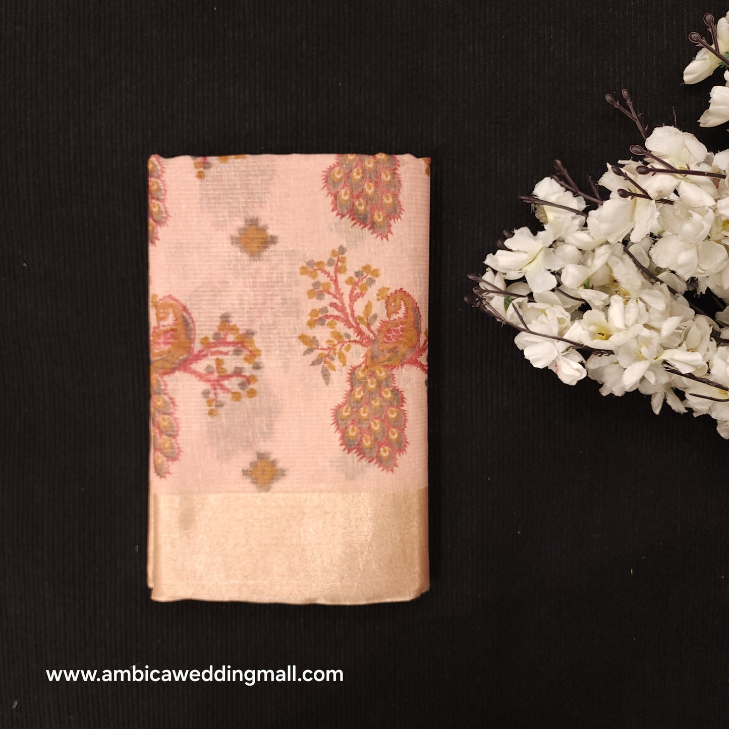 Jari Kota Kalamkari Saree - JK500