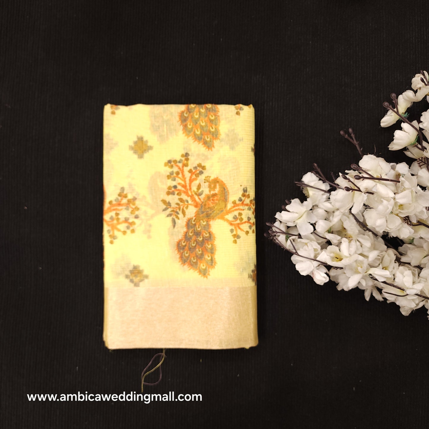 Jari Kota Kalamkari Saree - JK500