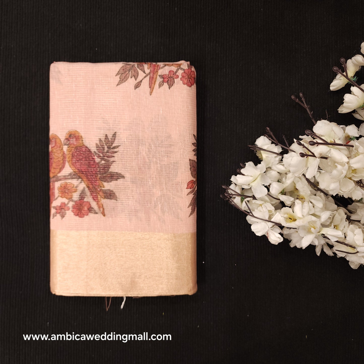 Jari Kota Kalamkari Saree - JK500