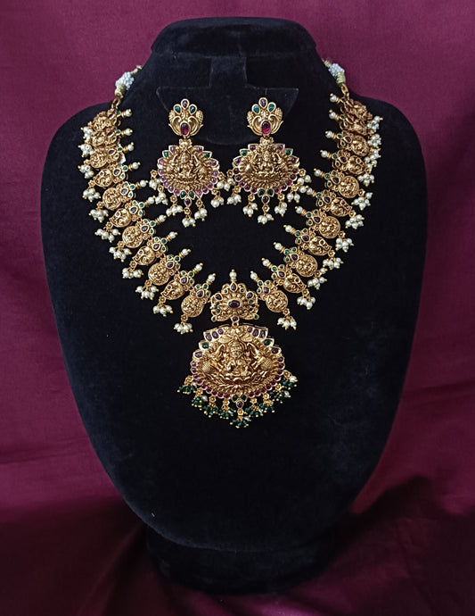 Beautiful  bridal Nakshi short Necklace