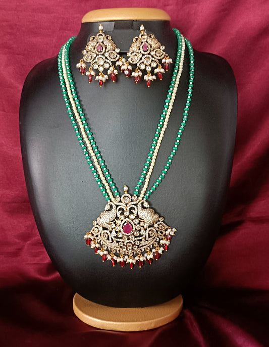 Beautiful Monalisa beads with crystal in multi stone