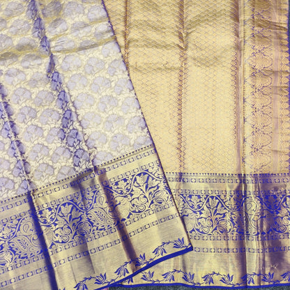 ✨2Gram zari Kanchi Pattu Bridal Saree