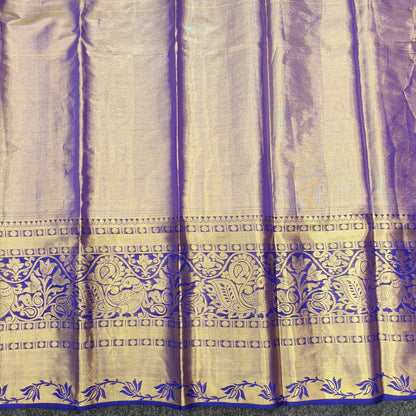 ✨2Gram zari Kanchi Pattu Bridal Saree