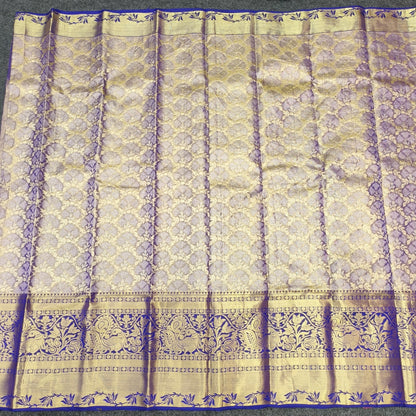 ✨2Gram zari Kanchi Pattu Bridal Saree