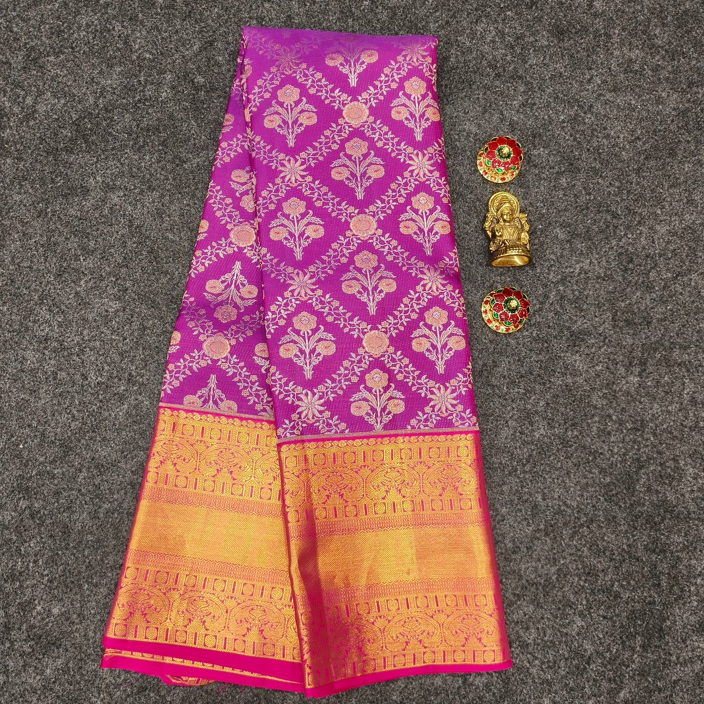 ✨Pure Resham Bridal Kanchi Pattu Handloom Saree